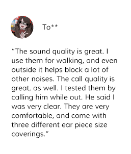 Testimonial by Customer